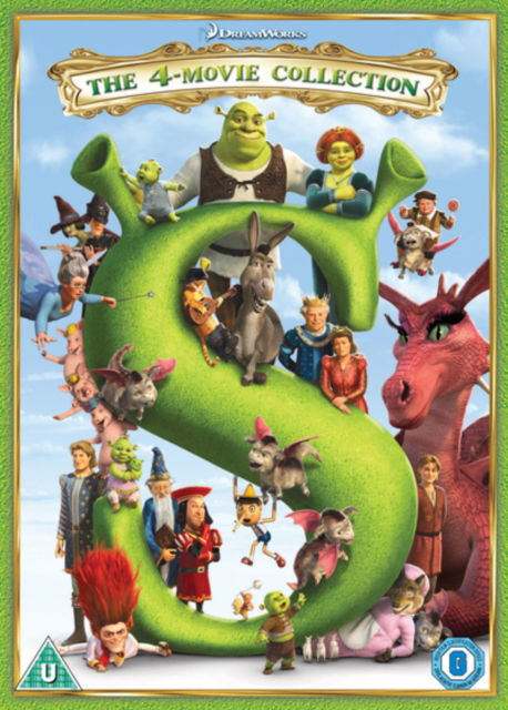 Cover for Shrek 4 Film Col. DVD · Shrek 1 to 4 Complete Movie Collection (DVD) (2018)