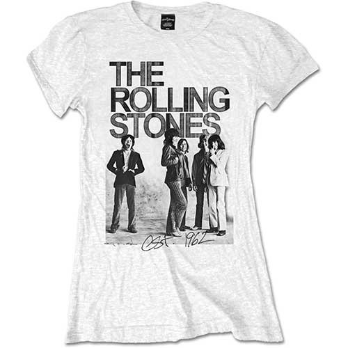 The Rolling Stones Ladies T-Shirt: Est. 1962 Group Photo - The Rolling Stones - Marchandise - ROFF - 5055295353213 - 6 juillet 2016