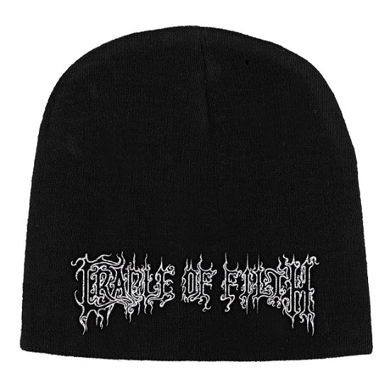 Cover for Cradle Of Filth · Cradle Of Filth Unisex Beanie Hat: Logo (CLOTHES) [Black - Unisex edition] (2019)