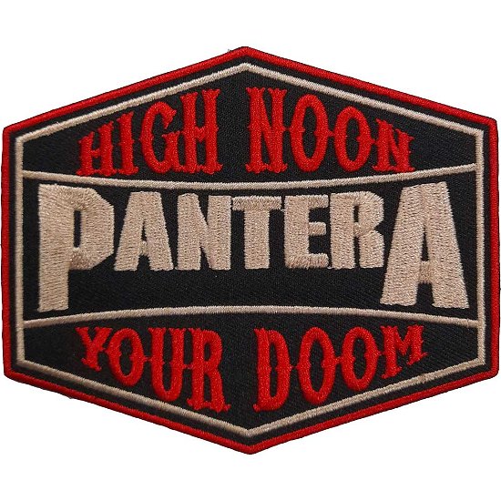 Pantera Standard Woven Patch: High Noon - Pantera - Produtos -  - 5056368696213 - 