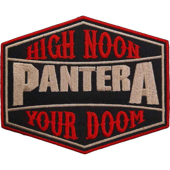 Pantera Standard Woven Patch: High Noon - Pantera - Merchandise -  - 5056368696213 - 