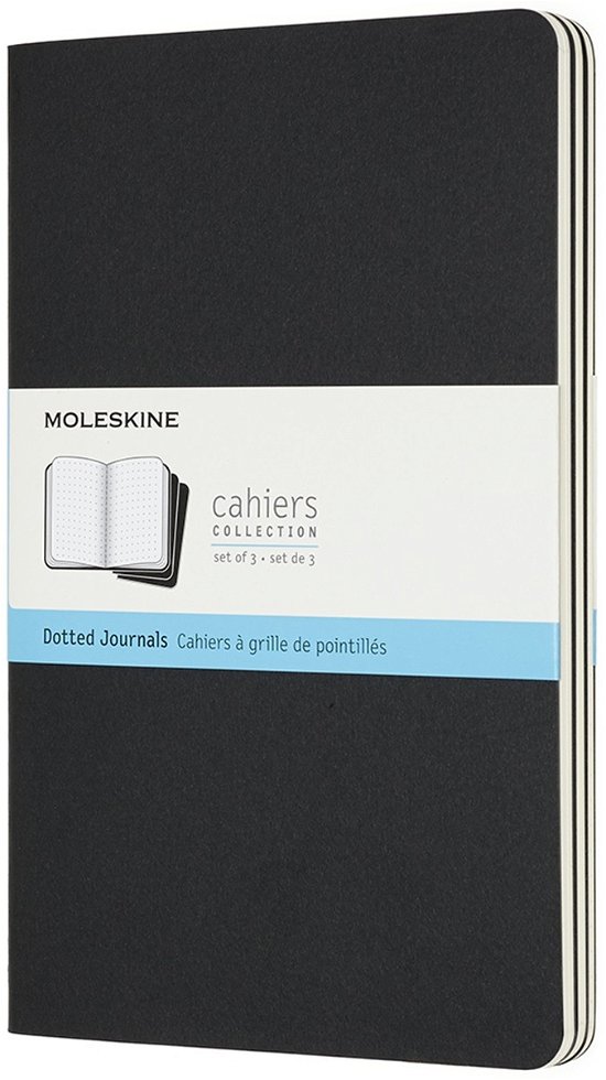 Moleskine Cahier Journals Large Dot Black - Moleskin - Bøger - MOLESKINE - 8058341719213 - 27. september 2018