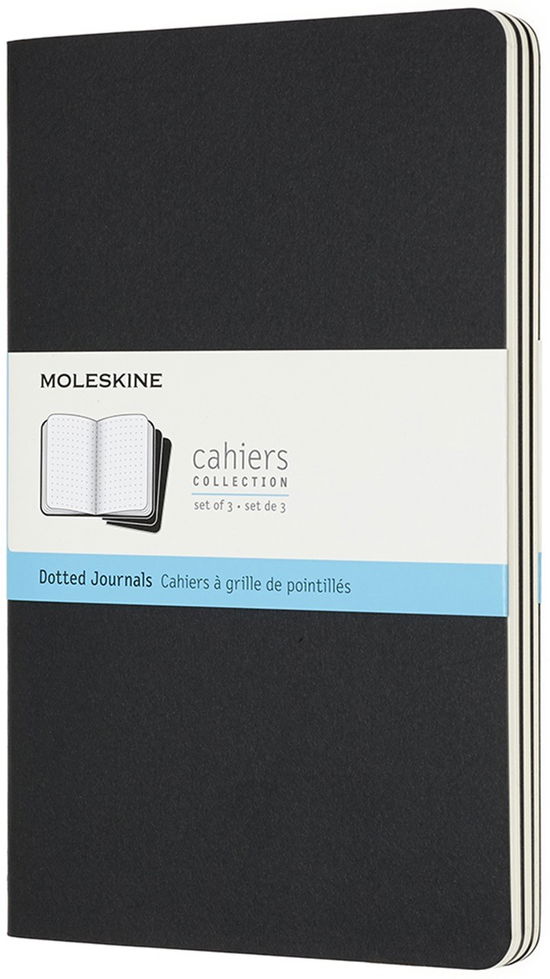 Moleskine Cahier Journals Large Dot Black - Moleskin - Kirjat - MOLESKINE - 8058341719213 - torstai 27. syyskuuta 2018