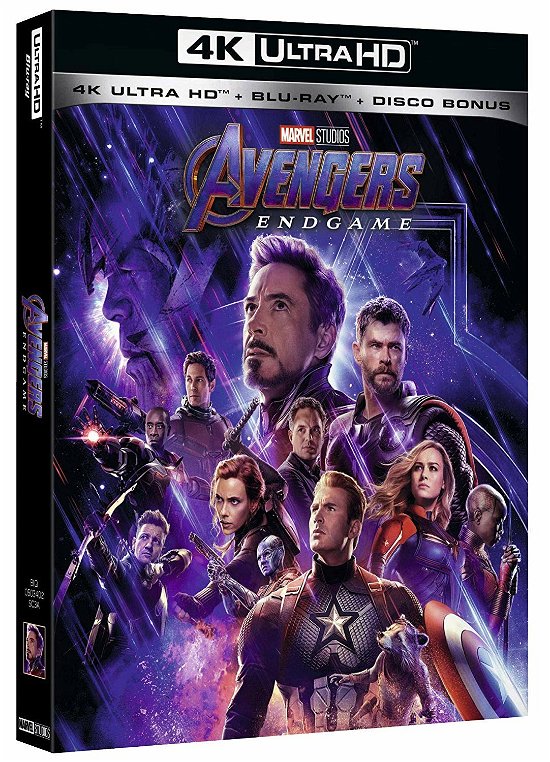 Cover for Don Cheadle,chris Evans,chris Hemsworth,scarlett Johansson,jeremy Renner,mark Ruffalo · Avengers - Endgame (Blu-ray 4k Ultra Hd+2 Blu-ray) (Blu-ray) (2019)