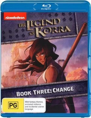 Cover for Legend of Korra: Book Three - Change (Blu-ray) (2014)