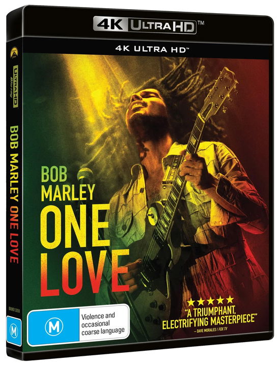 Cover for Bob Marley: One Love (4K Ultra HD) (2024)