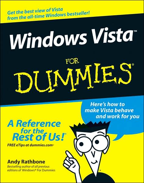 Cover for Rathbone, Andy (San Diego, California) · Windows Vista For Dummies (Paperback Book) (2006)