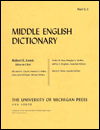 Middle English Dictionary Pt. U.1: U.1 - Middle English Dictionary -  - Böcker - The University of Michigan Press - 9780472012213 - 30 augusti 1997