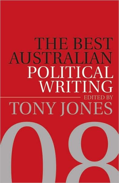 Cover for Tony Jones · The Best Aust Political Writing (Paperback Book) (2008)
