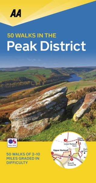 Cover for Aa Publishing · 50 Walks in the Peak District - AA 50 Walks (Taschenbuch) [4 New edition] (2019)