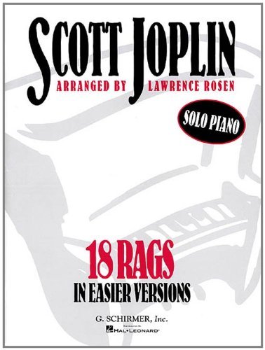 Cover for Scott Joplin · 18 Rags in Easier Versions: Piano Solo (Paperback Book) (1999)
