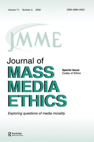 Cover for Jay Black · Codes of Ethics: A Special Issue of the journal of Mass Media Ethics (Paperback Book) (2002)