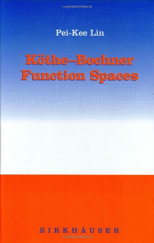 Kothe-bochner Function Spaces - Pei-kee Lin - Libros - Birkhauser Boston Inc - 9780817635213 - 12 de diciembre de 2003