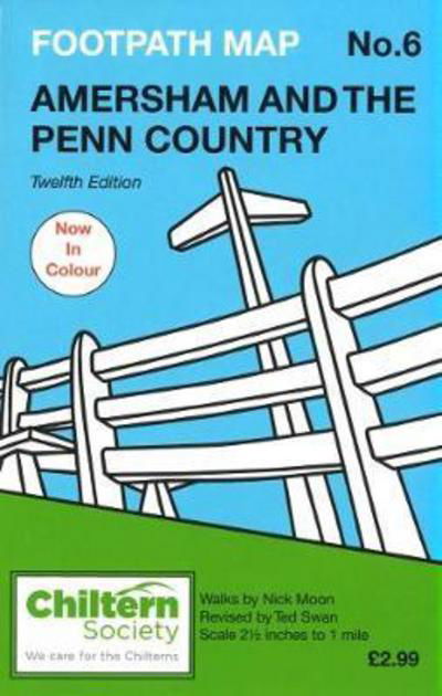 Cover for Nick Moon · Chiltern Society Footpath Map No. 6 - Amersham and the Penn Country - Chiltern Society Footpath Maps (Pocketbok) [12 Revised edition] (2015)