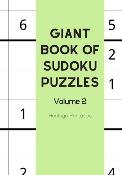 Cover for Heritage Printables · Giant Book of Sudoku Puzzles Volume 2 (Taschenbuch) (2019)