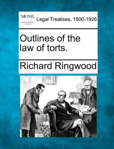 Cover for Richard Ringwood · Outlines of the Law of Torts. (Paperback Book) (2010)