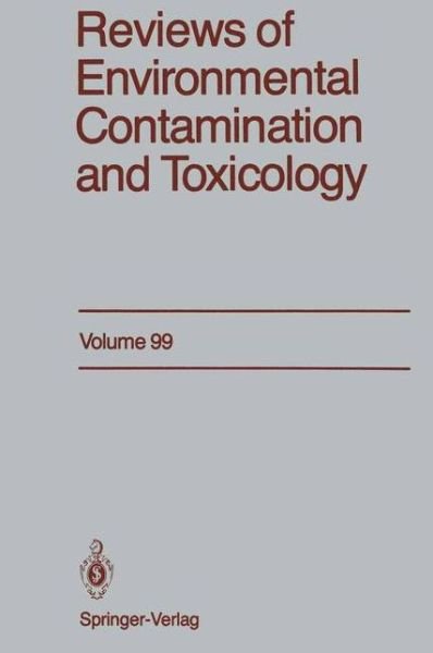Cover for George W. Ware · Reviews of Environmental Contamination and Toxicology: Continuation of Residue Reviews - Reviews of Environmental Contamination and Toxicology (Paperback Book) [Softcover reprint of the original 1st ed. 1987 edition] (2011)
