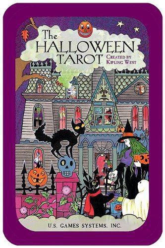 Cover for Kipling West · Halloween Tarot in Tin (Paperback Book) (2008)