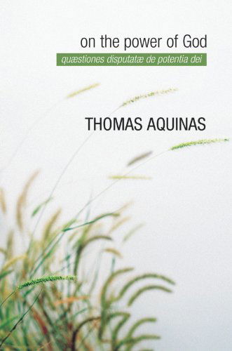 Cover for Thomas Aquinas · On the Power of God: (Paperback Book) (2004)