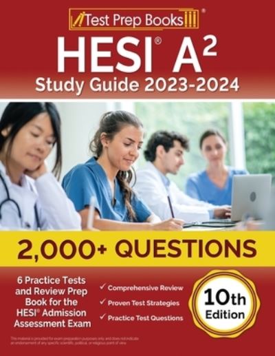 Cover for Joshua Rueda · HESI A2 Study Guide 2023-2024 (Book) (2023)