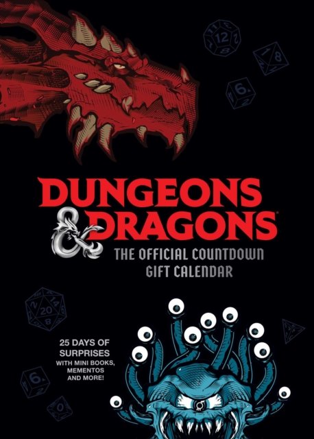 Dungeons & Dragons: The Official Countdown Gift Calendar: 25 Days of Mini Books, Mementos, and More! - Insight Editions - Livros - Insight Editions - 9781647226213 - 13 de setembro de 2022