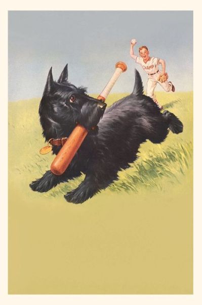 Cover for Found Image Press · Vintage Journal Scottie Dog with Bat (Book) (2022)