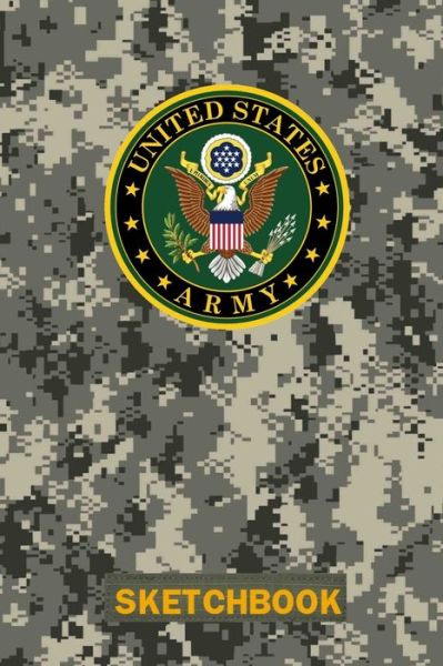 US Army Digital Camo Sketchbook - Major Payne - Książki - Independently Published - 9781698886213 - 10 października 2019