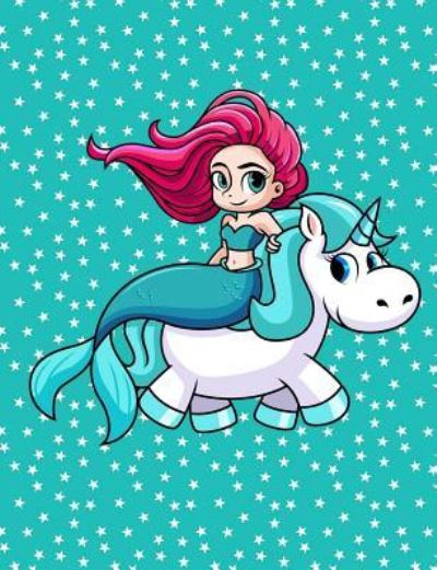 Cover for Smith · Mermaid and Unicorn School Supplies Wide Ruled Composition Book 7.4&quot; by 9.7&quot; (Paperback Book) (2018)