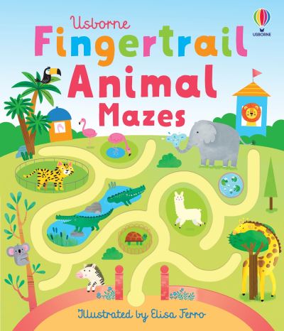 Cover for Felicity Brooks · Fingertrail Animal Mazes - Fingertrails (Board book) (2025)