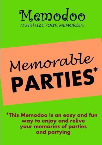 Cover for Memodoo · Memodoo Memorable Parties (Taschenbuch) (2012)