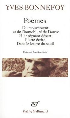 Cover for Yves Bonnefoy · Poemes (Paperback Book) (1982)