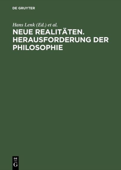 Cover for Hans Lenk · Neue Realitaeten (Paperback Book) (1995)