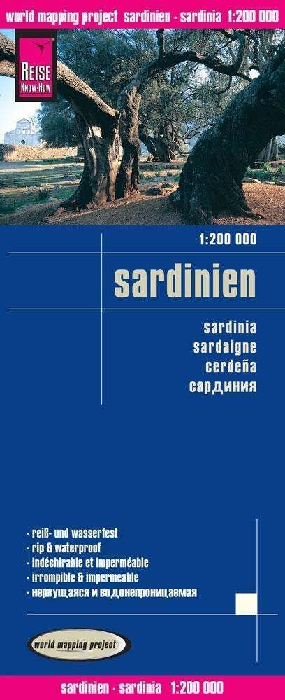 Cover for Reise Know-How · Sardinia (1:200.000) (Map) (2022)