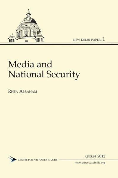 Cover for Rhea Abraham · Media and National Security (Pocketbok) (2012)