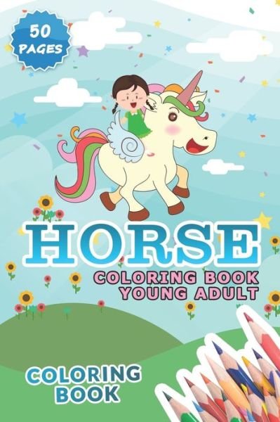 Cover for Good Books · Horse Coloring Book Young Adult (Paperback Bog) (2020)