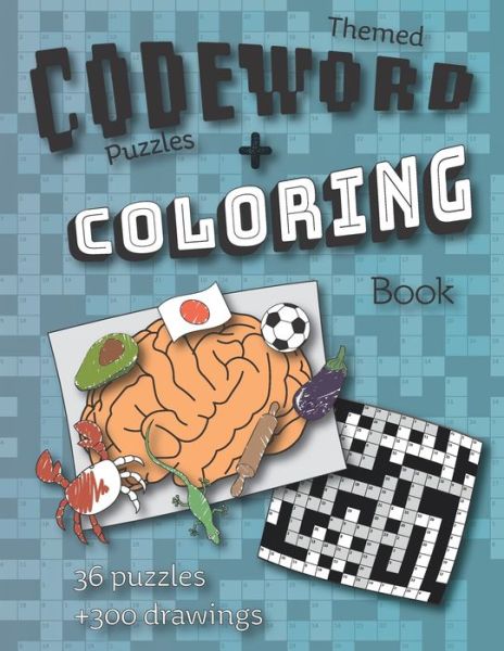 Cover for Tânia Batata · Themed Codeword Puzzles and Coloring Book (Paperback Book) (2020)