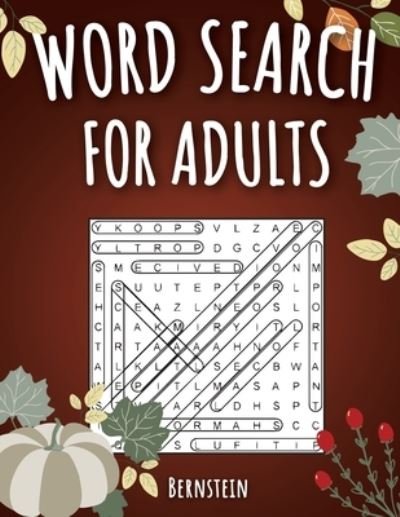 Cover for Bernstein · Word Search for Adults (Pocketbok) (2020)