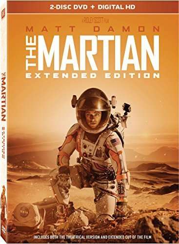 Cover for Martian: Extended Edition (DVD) (2016)