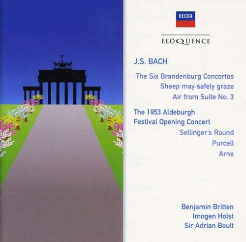 6 Brandenburg Concertos/1953 A - Benjamin Britten - Musik - AUSTRALIAN ELOQUENCE - 0028944295214 - 9. september 2013