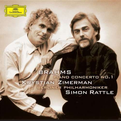 Cover for Zimerman Krystian Rattle Simon · Brahms: Klavierkonzert Nr. 1 (CD)