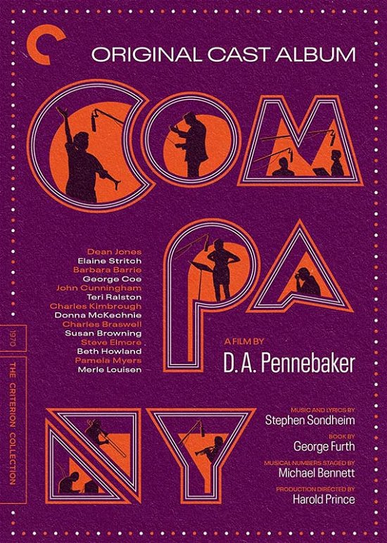 Cover for Criterion Collection · Original Cast Album: Company DVD (DVD) (2021)