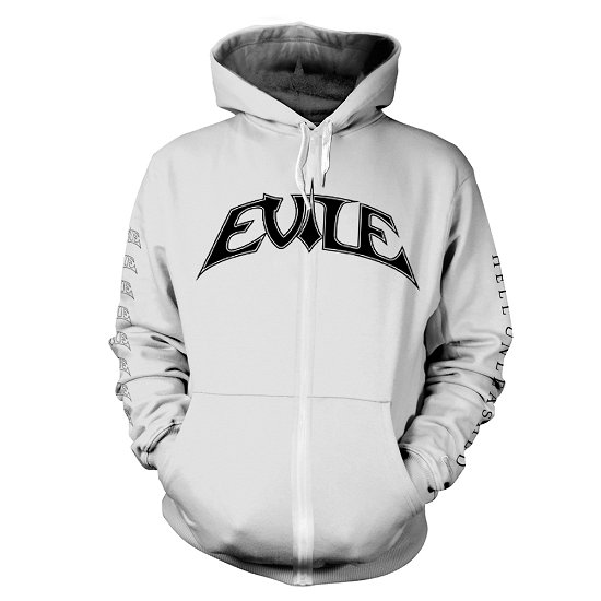 Cover for Evile · Hell Unleashed (White) (Hoodie) [size L] [White edition] (2021)