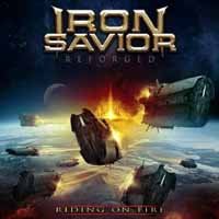 Cover for Iron Savior · Reforged - Riding On Fire (Clear Blue Vinyl) (2 Lp) (LP) [Coloured edition] (2017)