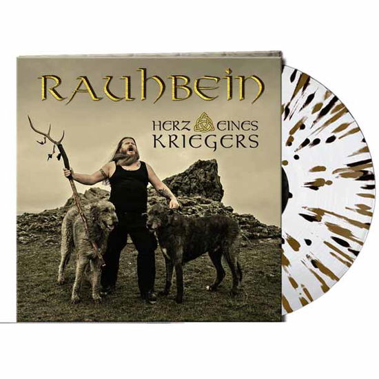 Cover for Rauhbein · Herz Eines Kriegers (Clear Splatter Vinyl) (LP) (2024)