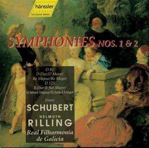 * Schubert: Symph. 1+2 - Rilling,helmuth / Real Filharm. - Música - hänssler CLASSIC - 4010276009214 - 8 de março de 1999