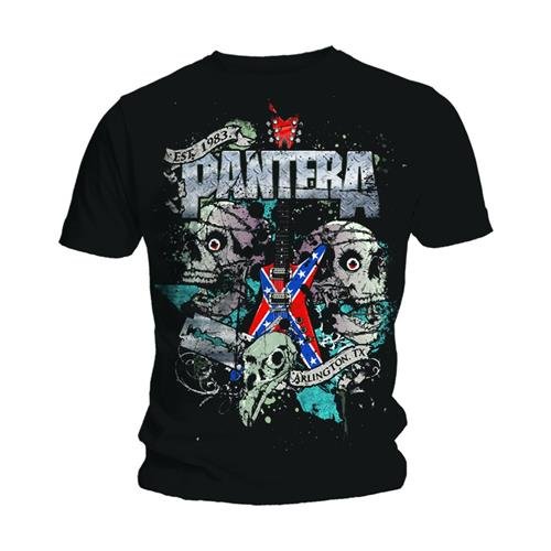 Pantera Unisex T-Shirt: Texas Skull - Pantera - Fanituote - ROFF - 5023209350214 - perjantai 16. tammikuuta 2015