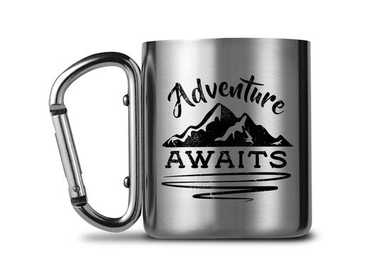 Awaits Carabiner Mugs - Adventure - Produtos - ADVENTURE - 5028486424214 - 