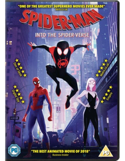 Cover for Spiderman Into The Spider Verse (DVD)