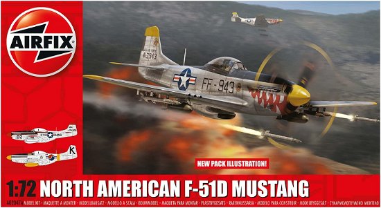 Cover for Airfix · 1:72 North American F-51d Mustang (8/22) * (Legetøj)