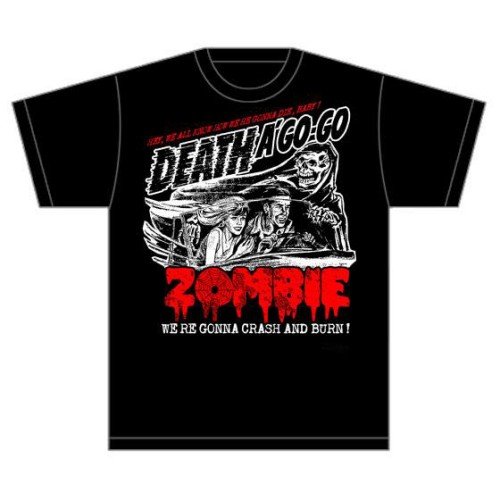 Rob Zombie Unisex T-Shirt: Zombie Crash - Rob Zombie - Koopwaar - Global - Apparel - 5055295372214 - 